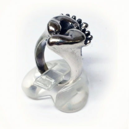 Baby Feet Sterling Silver Ring