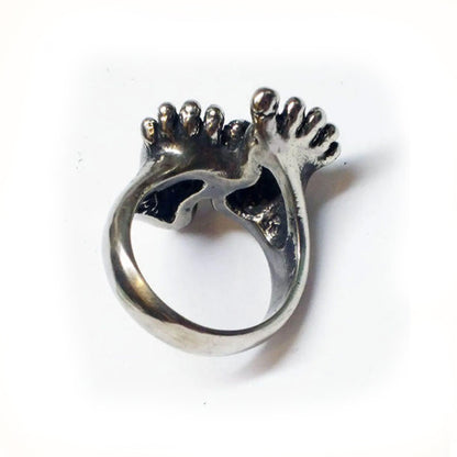Baby Feet Sterling Silver Ring