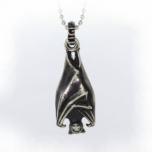 Bat Sterling Silver Pendant