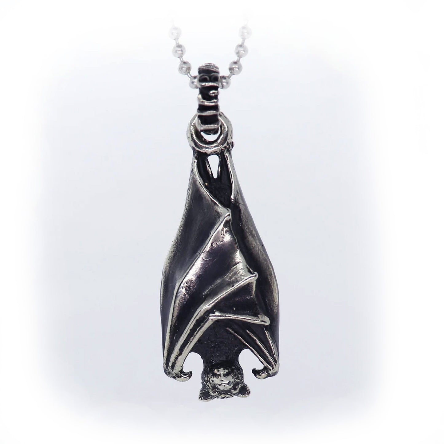 Bat Sterling Silver Pendant