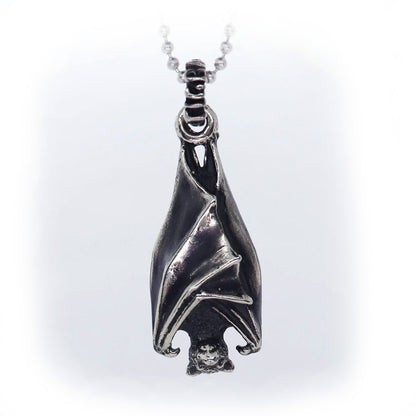 Bat Sterling Silver Pendant