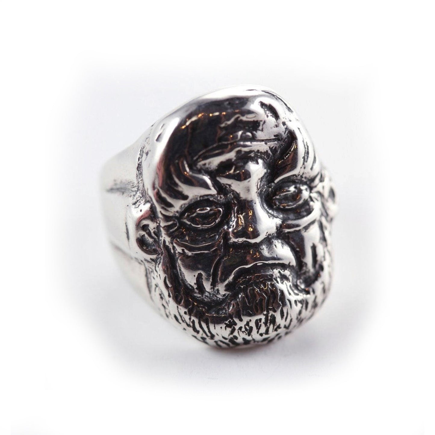 Before and After Marriage (Men) Sterling Silver Ring