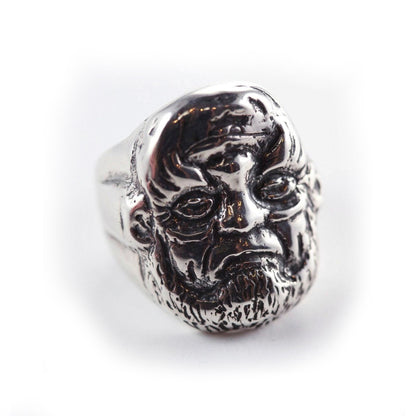 Before and After Marriage (Men) Sterling Silver Ring
