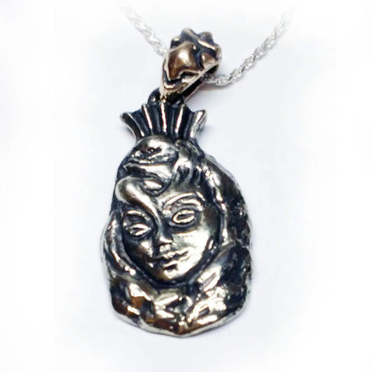 Before Marriage After Marriage Silver Pendant Woman