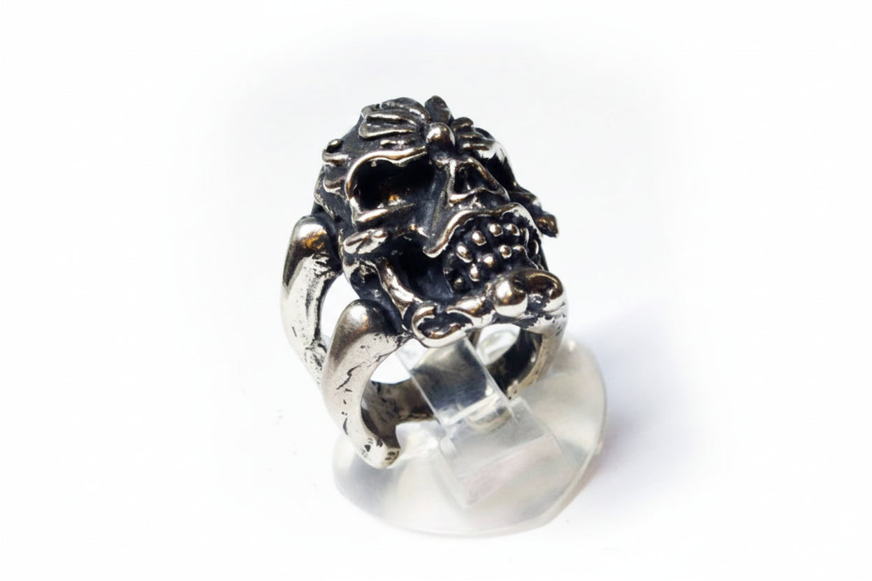 Bone Shank Sterling Silver Ring