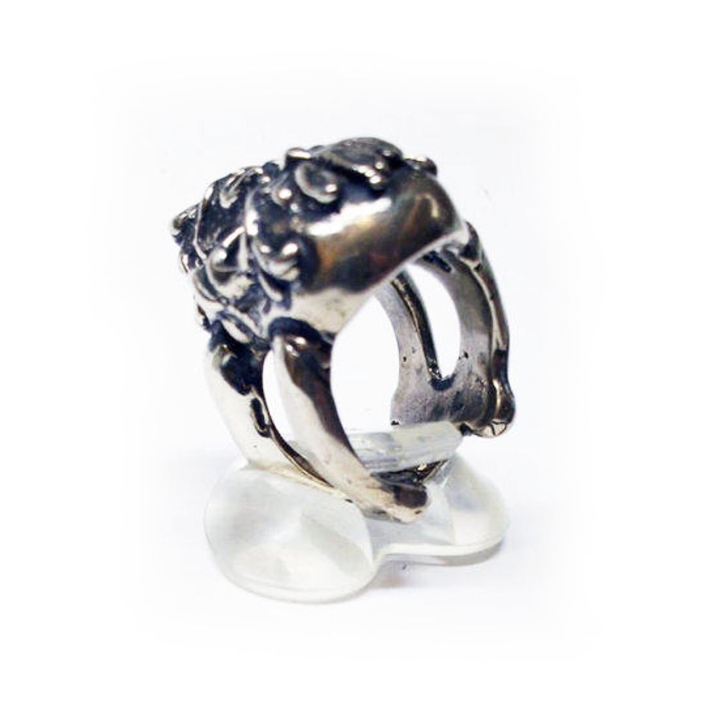 Bone Shank Sterling Silver Ring
