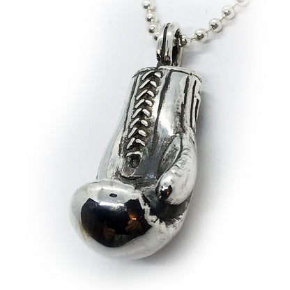 Boxing Glove Sterling Silver Pendant