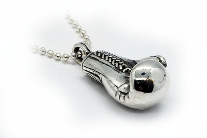 Boxing Glove Sterling Silver Pendant