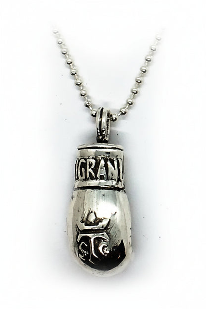 Boxing Glove Sterling Silver Pendant