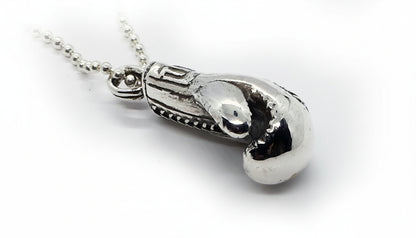 Boxing Glove Sterling Silver Pendant