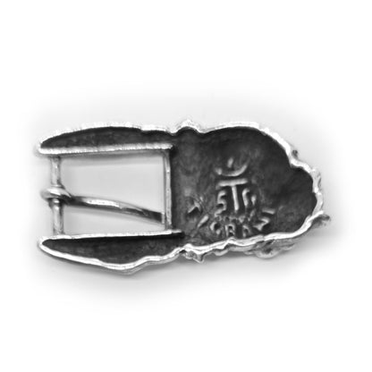 Bulldog Angry Head Sterling Silver Belt Buckle