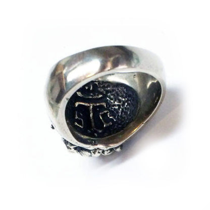 Bulldog Head sterling Silver Ring