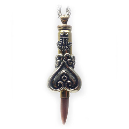 Hero Men Member Love Bullet Silver Pendant