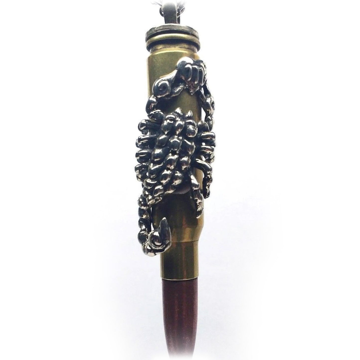 Scorpio Zodiac Love Bullet Silver Pendant
