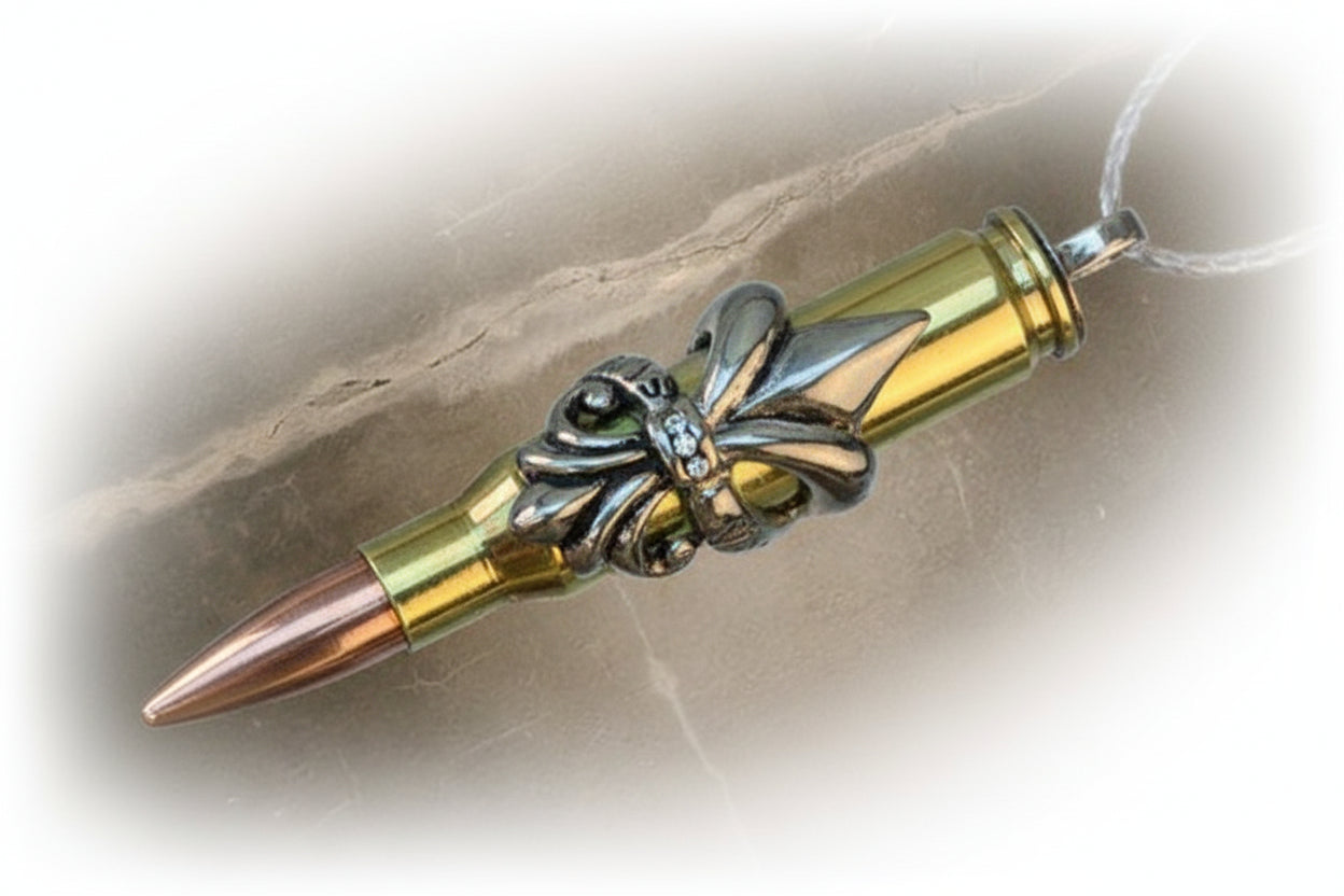Fleur De Lys – Bullets 4 Peace Pendant