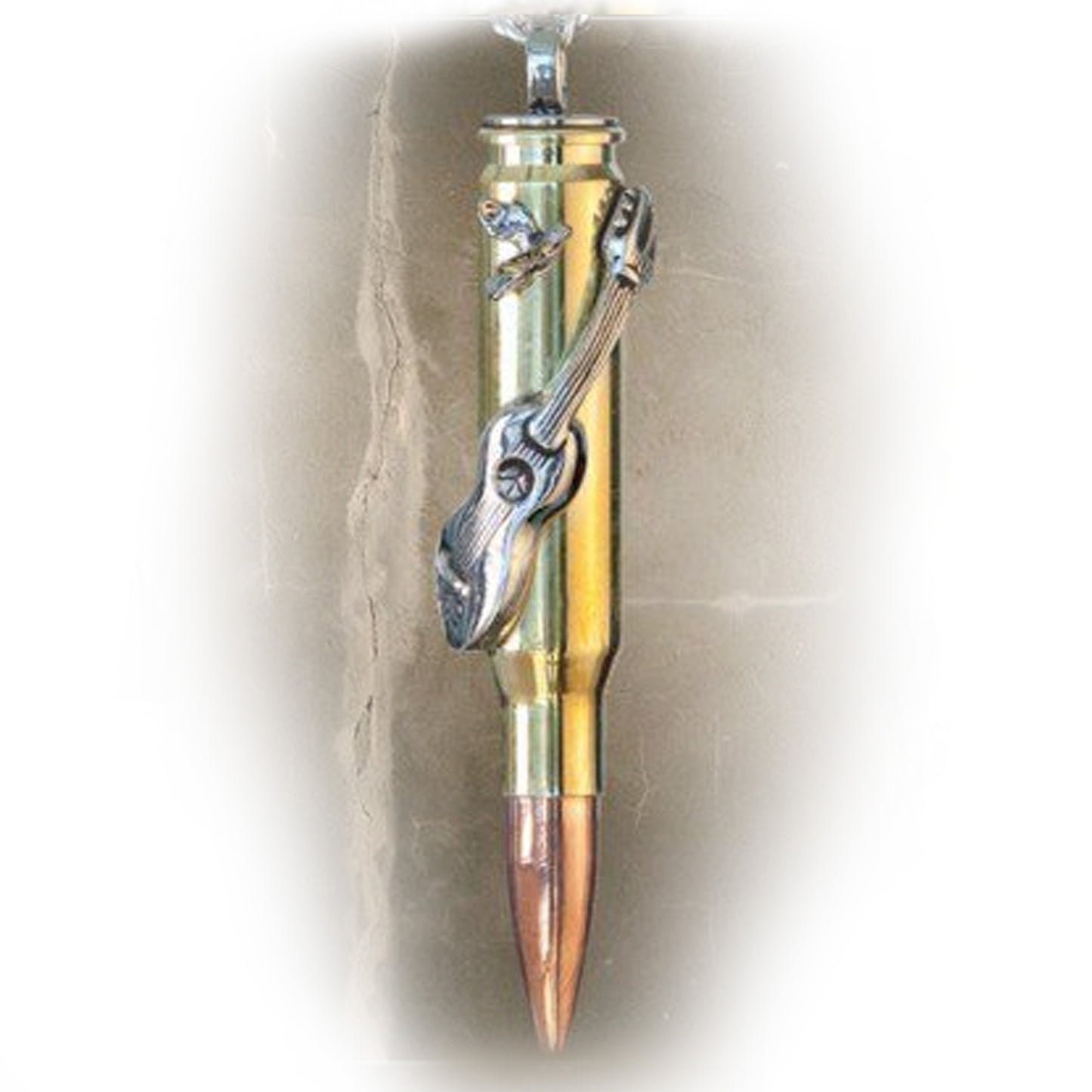 Woodstock Guitar – Bullets 4 Peace Pendant