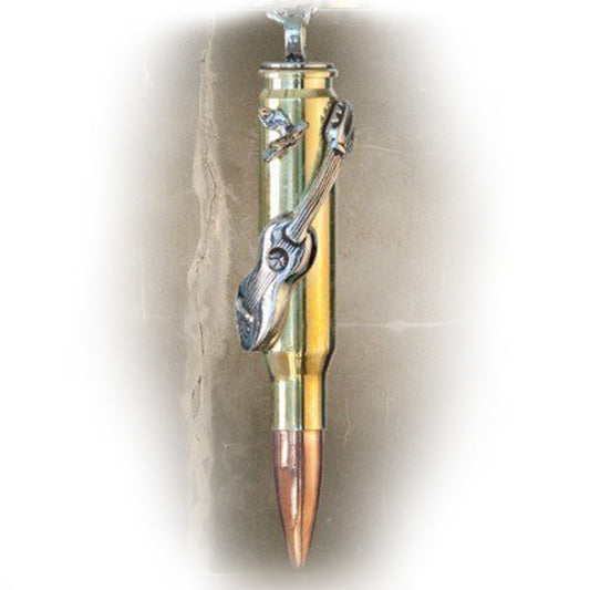Woodstock Guitar – Bullets 4 Peace Pendant