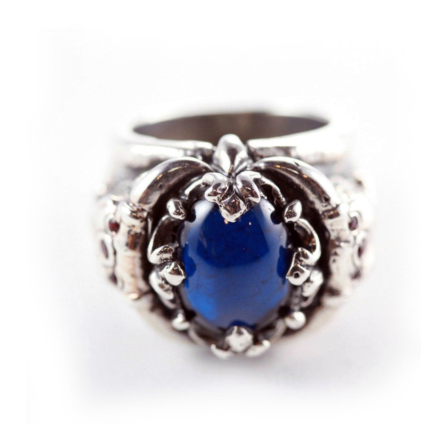 Bulls Crown Sterling Silver Ring