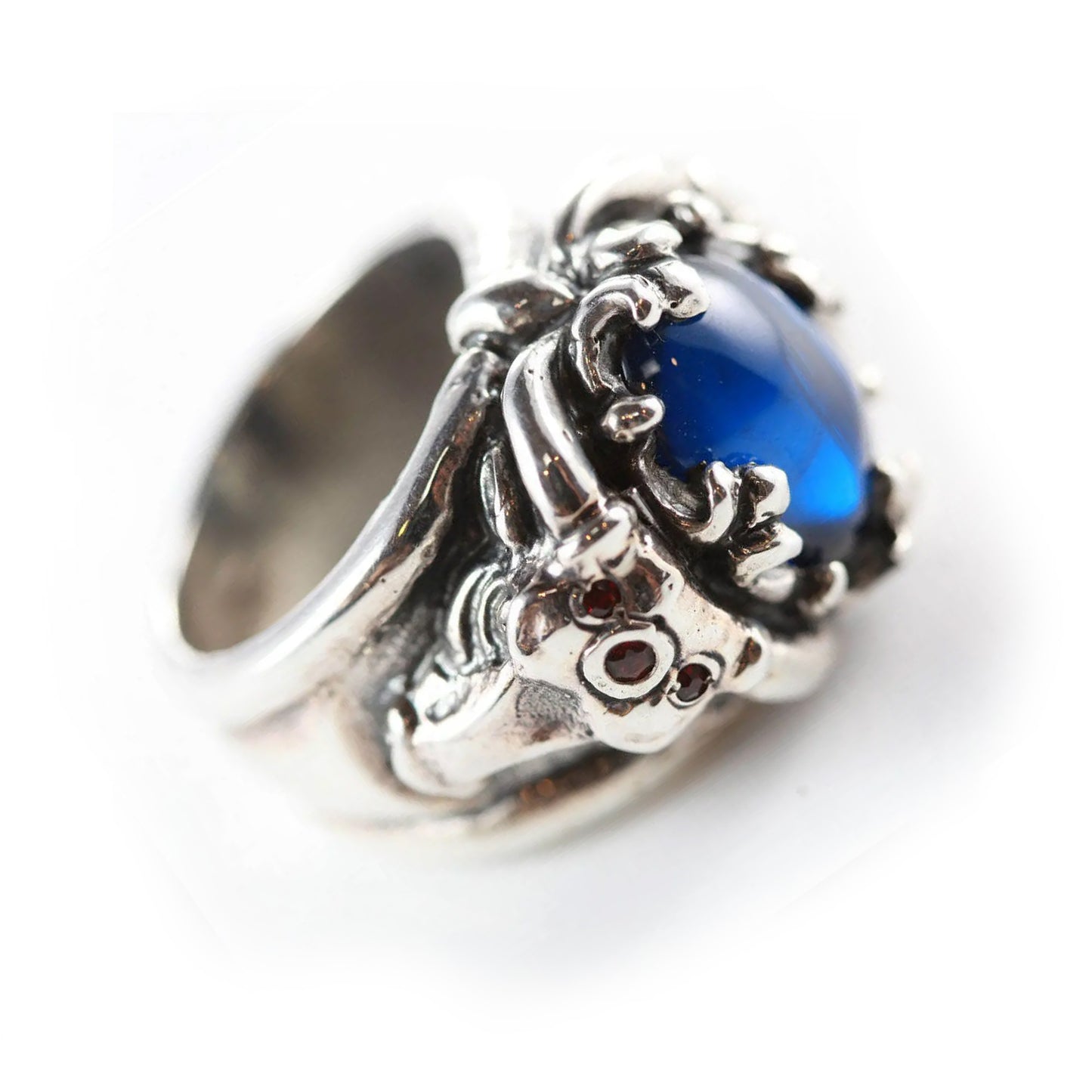Bulls Crown Sterling Silver Ring