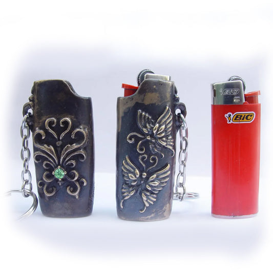 Butterfly Bronze Lighter Case
