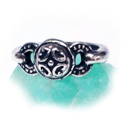 CCC Small Sterling Silver Ring