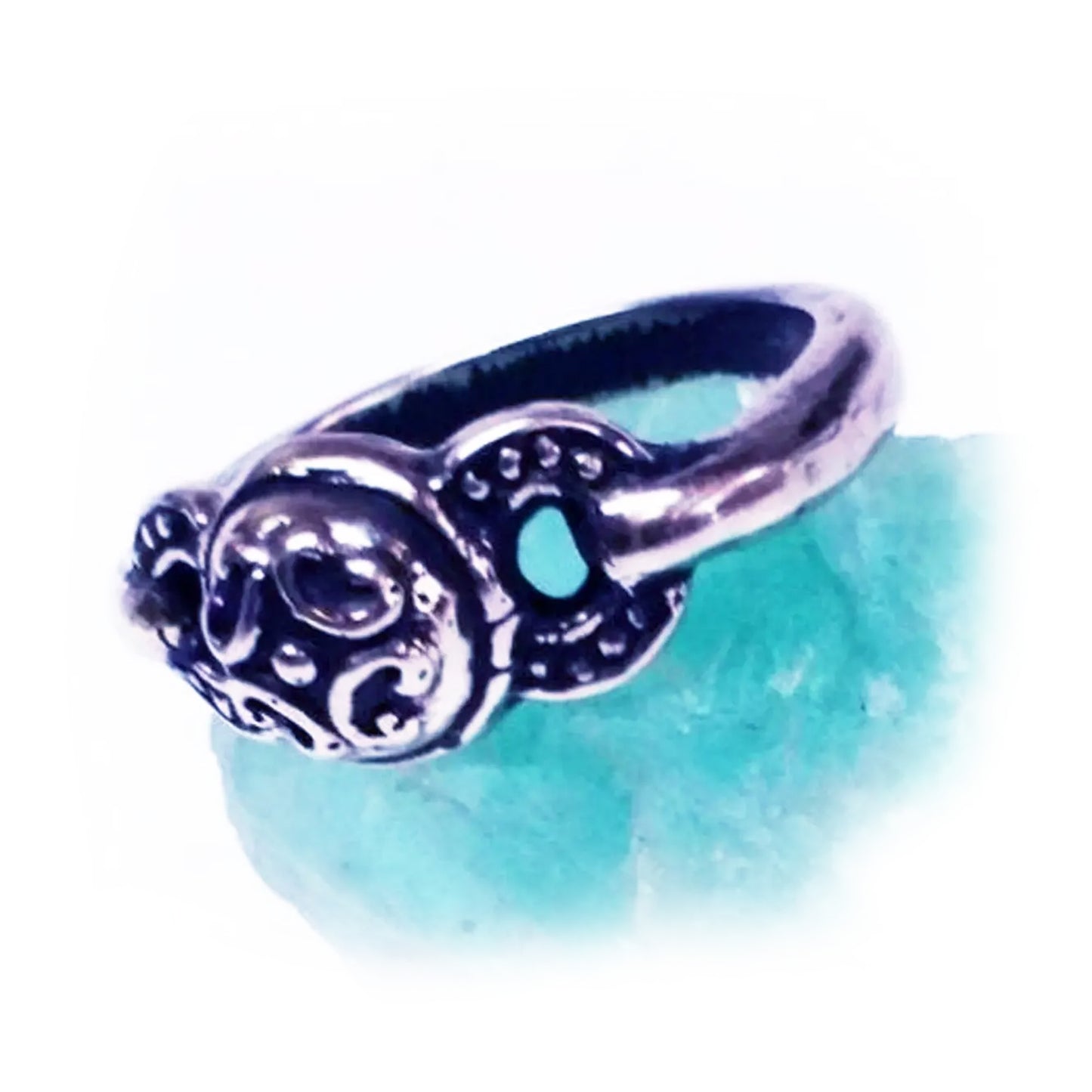 CCC Small Sterling Silver Ring