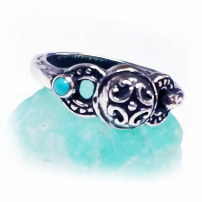 CCC Small Sterling Silver Ring