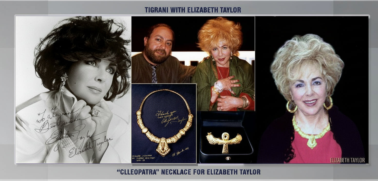<em>"CLLEOPATRA" NECKLACE FOR ELIZABETH TAYLOR </em>