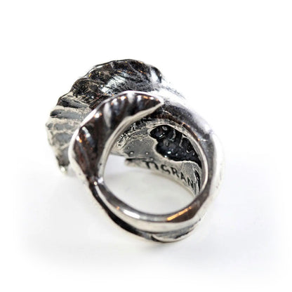Calla Lily Sterling Silver and Bronze Ring
