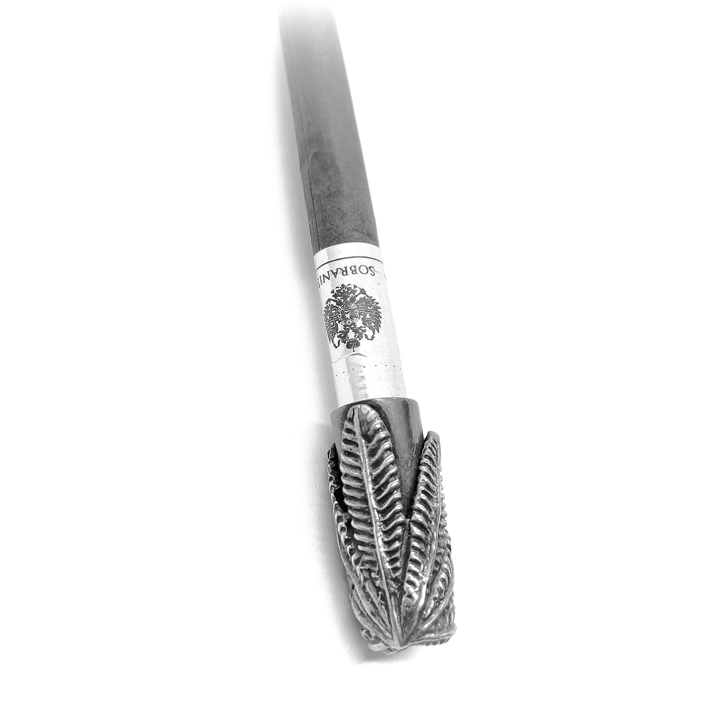 Canab Flower Sterling Silver Cigarette Pipe