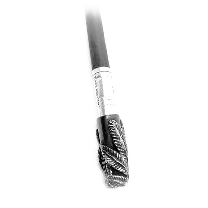 Canab Flower Sterling Silver Cigarette Pipe