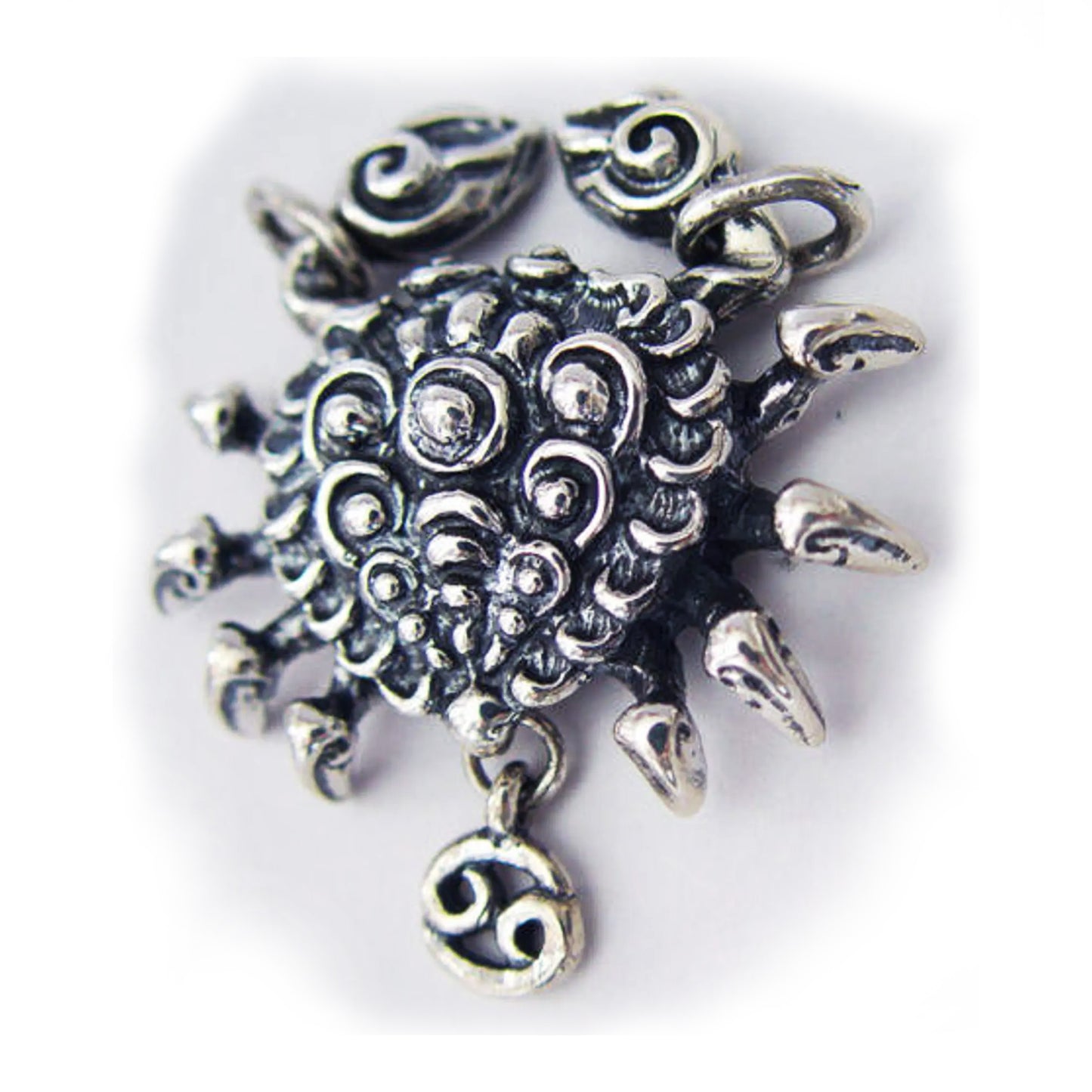 Cancer "June 21 - July 22"Sterling Silver Pendant or Necklace