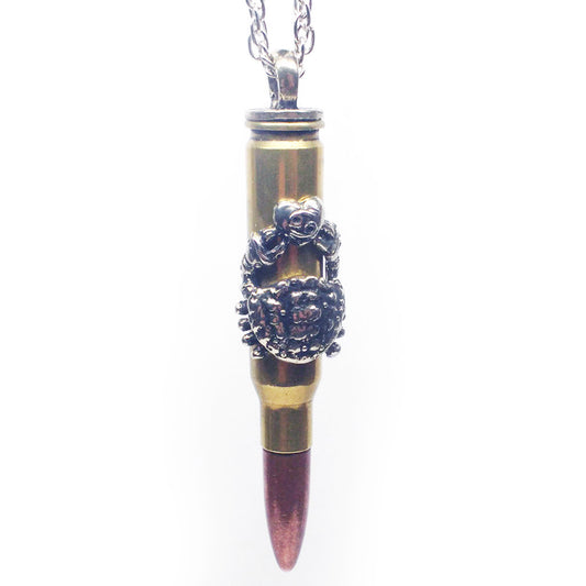 Cancer Zodiac Love Bullet Silver Pendant
