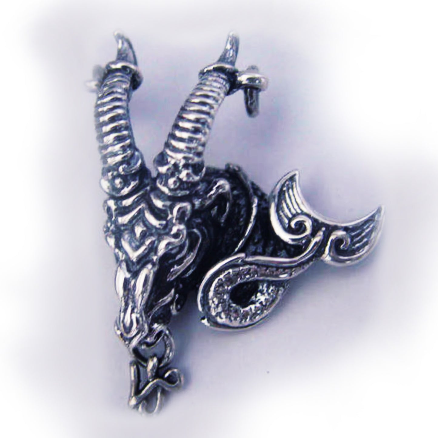 Capricorn "December 22 - January 19" Sterling Silver Pendant or Necklace