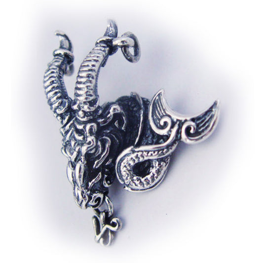 Capricorn "December 22 - January 19" Sterling Silver Pendant or Necklace
