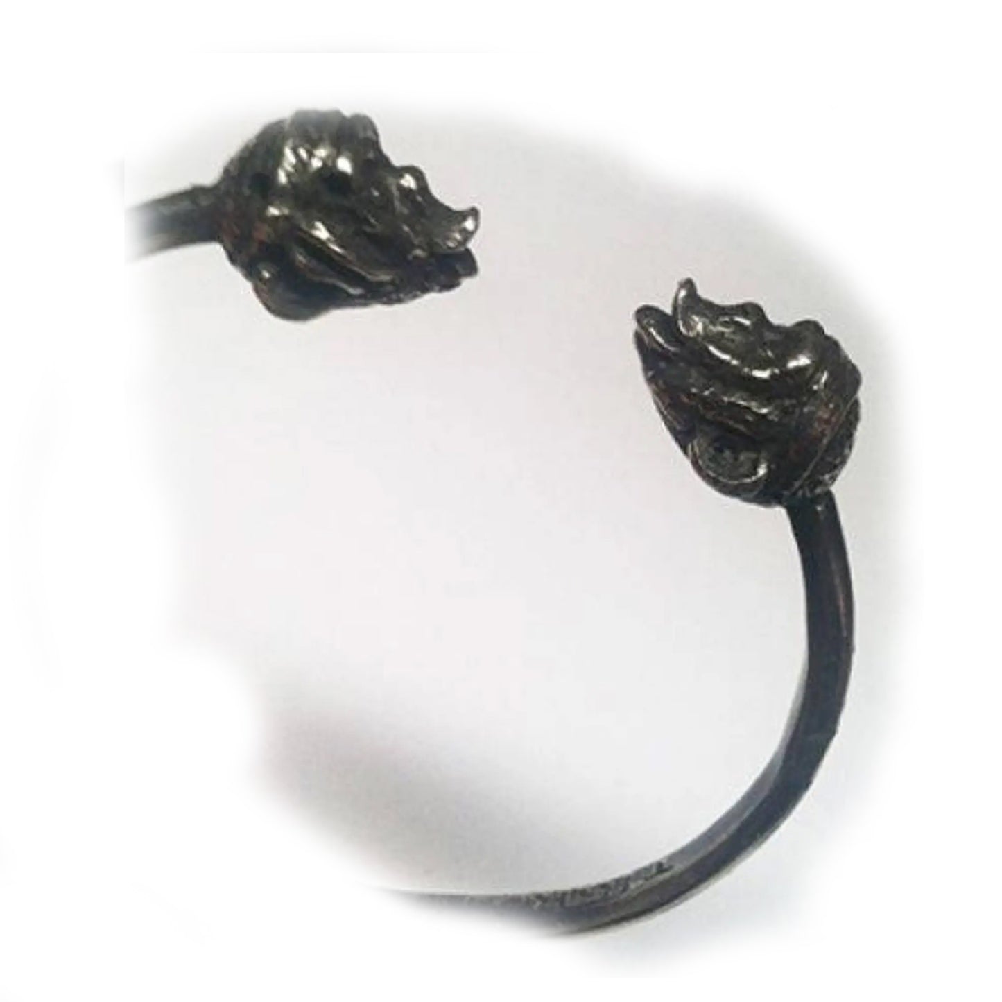 Chimpanzee Head Sterling Silver Bracelet