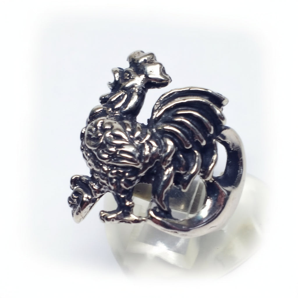 Chinese New Year - Year of the Rooster Sterling Silver Ring