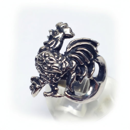 Chinese New Year - Year of the Rooster Sterling Silver Ring