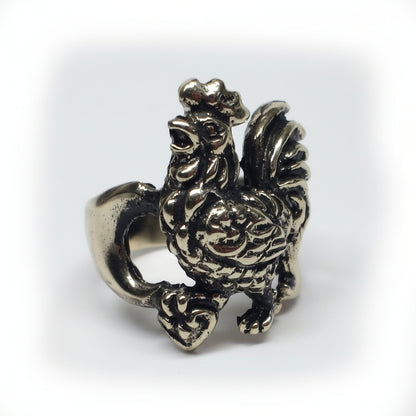 Chinese New Year - Year of the Rooster Sterling Silver Ring