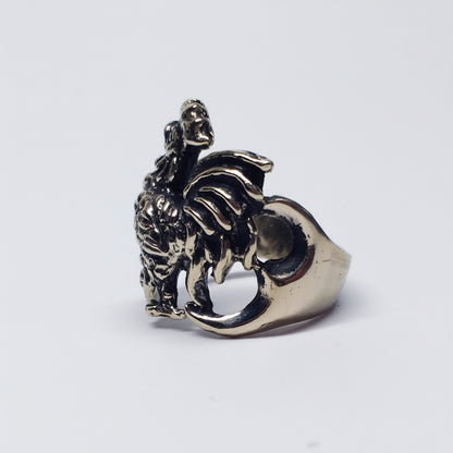 Chinese New Year - Year of the Rooster Sterling Silver Ring