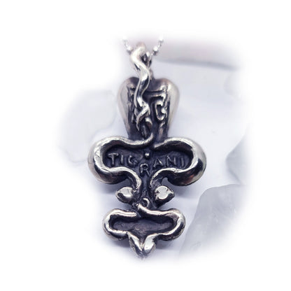 Cobra Fleur-De-Lis with Rubies Pendant V2