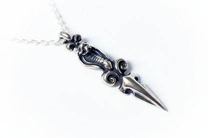 Cobra Small Dagger Sterling Silver Pendant