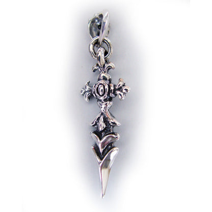 Cross Dagger Sterling Silver Pendant