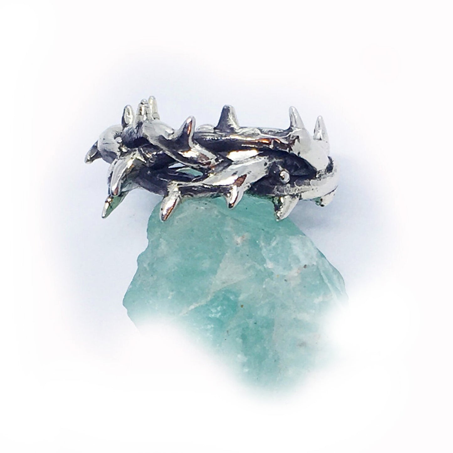 Crown of Thorns Silver Ring V1