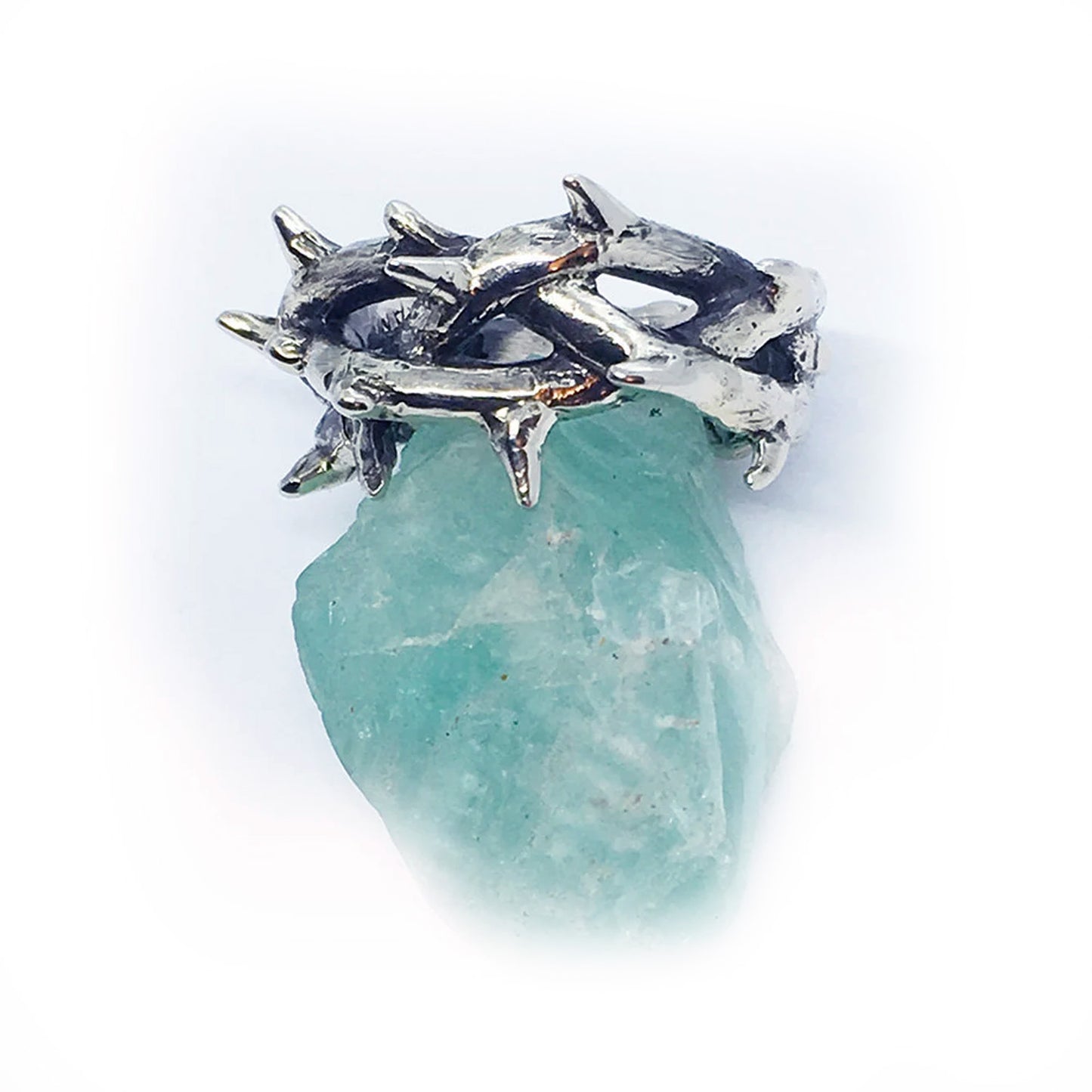 Crown of Thorns Silver Ring V2