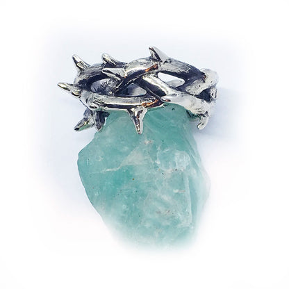 Crown of Thorns Silver Ring V2