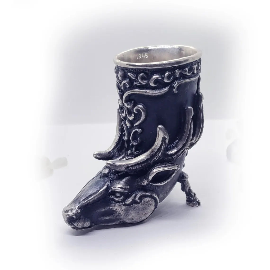 Deer Sterling Silver Shot Cup