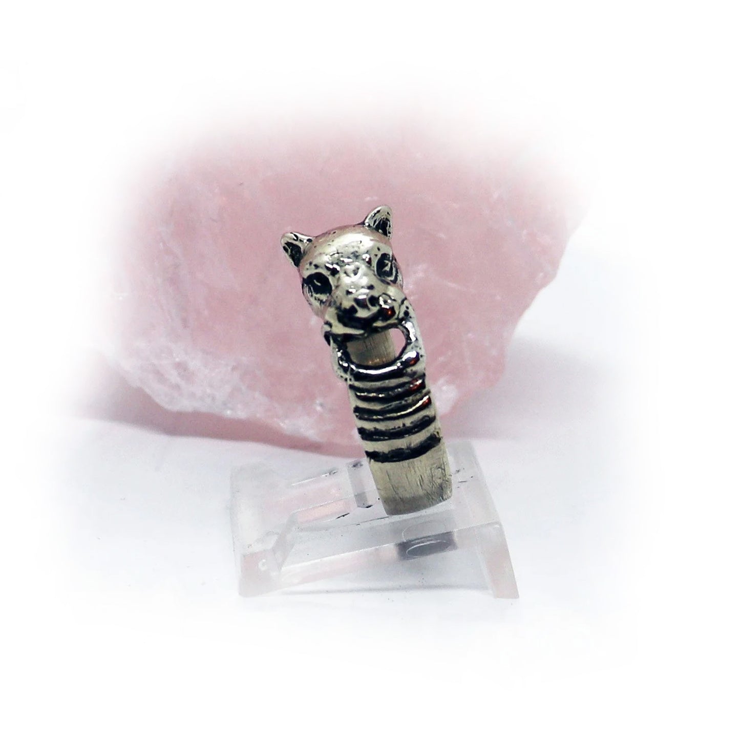 Dog Sterling Silver Small Ring