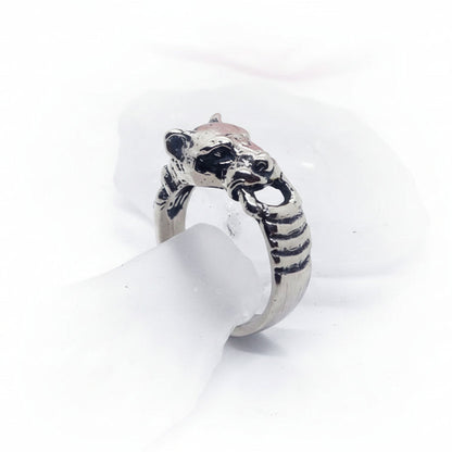 Dog Sterling Silver Ring