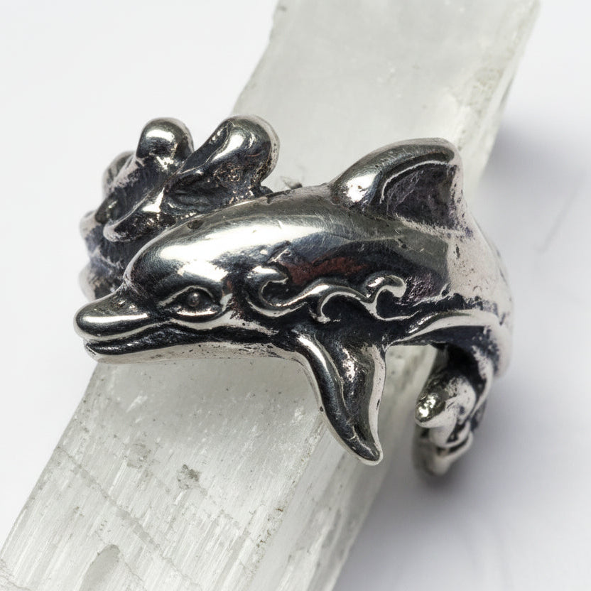 Dolphin Sterling Silver Ring
